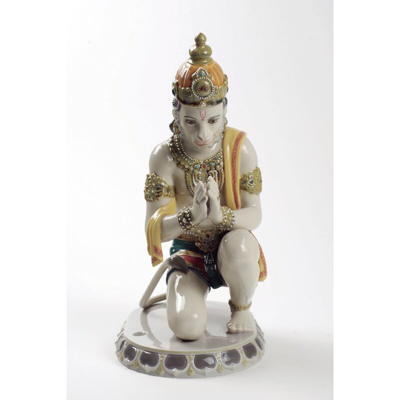 Lladro Piece Lakshman And Hanuman Figurine Set Perigold